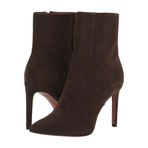 BCBGeneration Ava Size 10 Army Green Suede Ankle Boots - Picture 7 of 7